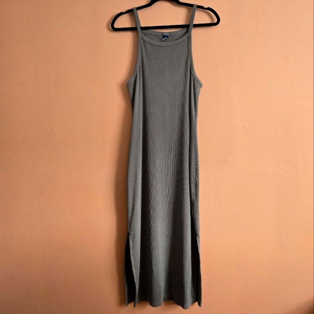 Old Navy Gray Maxi Dress